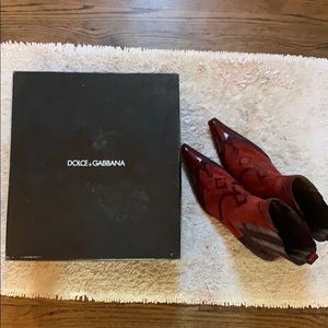 Dolce and Gabbana above ankle boots